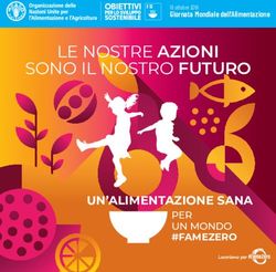 LE NOSTRE AZIONI SONO IL NOSTRO FUTURO - UN'ALIMENTAZIONE SANA PER UN MONDO #FAMEZERO - FAO