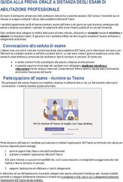 GUIDA ALLA PROVA ORALE A DISTANZA DEGLI ESAMI DI ABILITAZIONE PROFESSIONALE