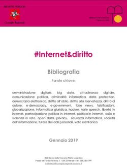 #Internet&diritto Bibliografia - Parole chiave: Consiglio Regione Toscana