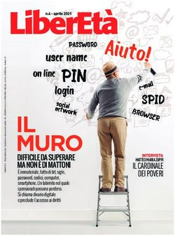LIBERETÀ - IL MURO DIFFICILE DA SUPERARE MA NON È DI MATTONI - LIBERETÀ