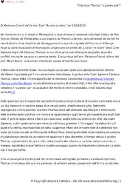 "Clarence Thomas "a parole sue"" - Alleanza Cattolica