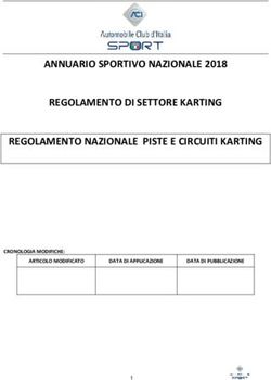 ANNUARIO SPORTIVO NAZIONALE 2018 REGOLAMENTO DI SETTORE KARTING REGOLAMENTO NAZIONALE PISTE E CIRCUITI KARTING