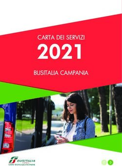 2021 CARTA DEI SERVIZI BUSITALIA CAMPANIA