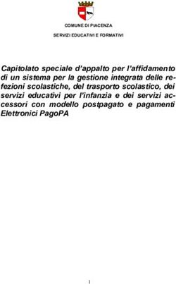 Capitolato speciale d'appalto per l'affidamento di un sistema per la gestione integrata delle re- fezioni scolastiche, del trasporto scolastico ...