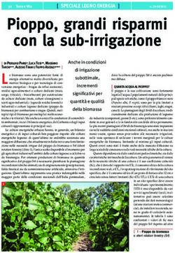 Pioppo, grandi risparmi con la sub irrigazione - Terra e Vita