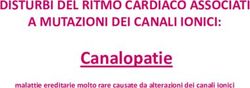 Canalopatie DISTURBI DEL RITMO CARDIACO ASSOCIATI A MUTAZIONI DEI CANALI IONICI: malattie ereditarie molto rare causate da alterazioni dei ...