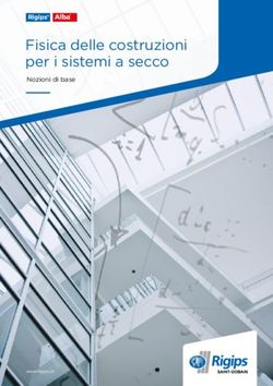 Fisica delle costruzioni per i sistemi a secco - Rigips Alba Nozioni di base - Rigips AG
