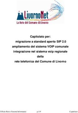 Capitolato per: migrazione a standard aperto SIP 2.0 ampliamento del sistema VOIP comunale integrazione nel sistema voip regionale della rete ...