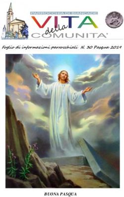 Foglio di informazioni parrocchiali N. 30 Pasqua 2019 - Collaborazione Pastorale di Roncade