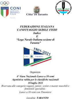 FEDERAZIONE ITALIANA CANOTTAGGIO SEDILE FISSO - FICSF