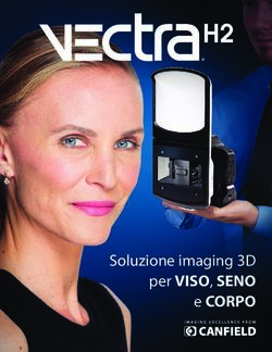 Soluzione imaging 3D per VISO, SENO e CORPO - Massimiliano ...