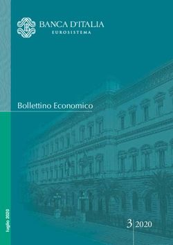 3 2020 Bollettino Economico - Banca d'Italia