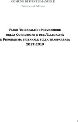 COMUNE DI PIEVE EMANUELE - 2017-2019 PIANO TRIENNALE DI PREVENZIONE - Gazzetta Amministrativa