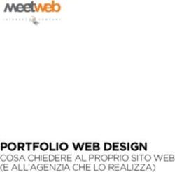 PORTFOLIO WEB DESIGN COSA CHIEDERE AL PROPRIO SITO WEB (E ALL'AGENZIA CHE LO REALIZZA) - Meetweb