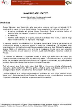 MANUALE APPLICATIVO - Nuovo soggettario