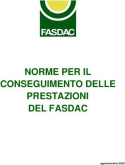 NORME PER IL CONSEGUIMENTO DELLE PRESTAZIONI DEL FASDAC - aggiornamento 2018 - Manageritalia
