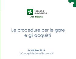 Le procedure per le gare e gli acquisti - 26 ottobre 2016 S.C. Acquisti e Servizi Economali - SIFO
