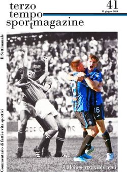 41 Calcio senza abbracci - 15 giugno 2020