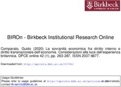 BIROn - Birkbeck Institutional Research Online