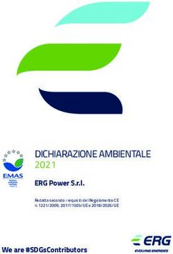 DICHIARAZIONE AMBIENTALE 2021 - ERG POWER S.R.L. WE ARE #SDGSCONTRIBUTORS REDATTA SECONDO I REQUISITI DEL REGOLAMENTO CE N. 1221/2009 ...