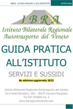 GUIDA PRATICA ALL'ISTITUTO - SERVIZI E SUSSIDI - Fai Regionale Veneto