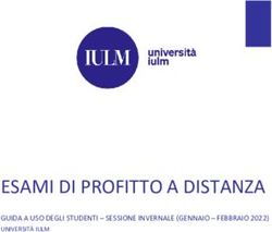 ESAMI DI PROFITTO A DISTANZA - GUIDA A USO DEGLI STUDENTI - SESSIONE INVERNALE (GENNAIO - FEBBRAIO 2022) UNIVERSITÀ IULM