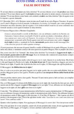 ECCO COME "NASCONO" LE FALSE DOTTRINE