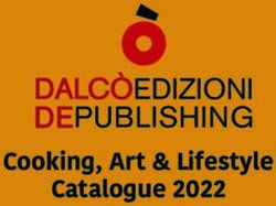 Cooking, Art & Lifestyle Catalogue 2022 - DALC&Ograve;EDIZIONI DEPUBLISHING