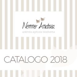 CATALOGO 2018 azienda agricola biodiversa - Nonno Andrea