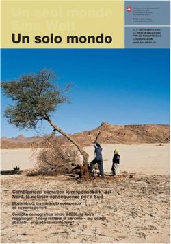 Un seul monde Eine Welt Un solo mondo