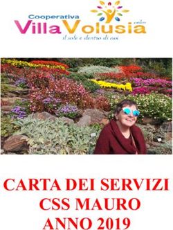 CARTA DEI SERVIZI CSS MAURO ANNO 2019 - Cooperativa Sociale Villa ...