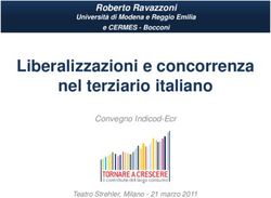 Liberalizzazioni e concorrenza nel terziario italiano - Roberto Ravazzoni - Convegno Indicod-Ecr