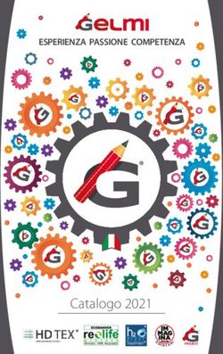 Catalogo 2021 - ESPERIENZA PASSIONE COMPETENZA - Tessiture Gelmi