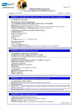 Scheda di dati di sicurezza - BouMatic