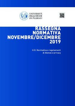 RASSEGNA NORMATIVA NOVEMBRE/DICEMBRE 2019 - U.O. Normativa e regolamenti di Ateneo e privacy