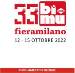 REGOLAMENTO GENERALE - BI-MU