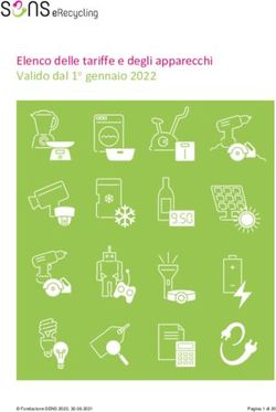 Elenco delle tariffe e degli apparecchi Valido dal 1o gennaio 2022