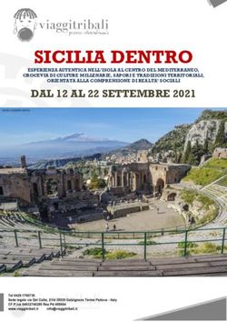 SICILIA DENTRO DAL 12 AL 22 SETTEMBRE 2021 - Viaggitribali Tour Operator