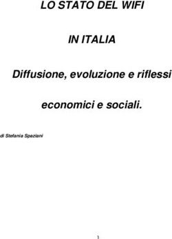 LO STATO DEL WIFI IN ITALIA - Diffusione, evoluzione e riflessi economici e sociali. di Stefania Spaziani
