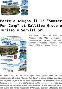 Parte a Giugno il 1 "Summer Fun Camp" di Kallitea Group e Turismo e Servizi Srl - New Media Press