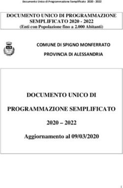 DOCUMENTO UNICO DI PROGRAMMAZIONE SEMPLIFICATO 2022