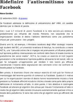 Ridefinire l'antisemitismo su Facebook - Zeitun