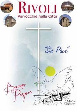 P asqua - Il sito delle Parrocchie di Rivoli