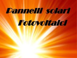 Pannelli solari Fotovoltaici - Liceo Artistico Foppa