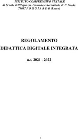 REGOLAMENTO DIDATTICA DIGITALE INTEGRATA - a.s. 2021 2022 - ISTITUTO COMPRENSIVO STATALE