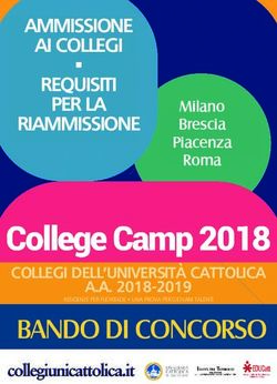 BANDO DI CONCORSO - AMMISSIONE AI COLLEGI REQUISITI PER LA RIAMMISSIONE - COLLEGI DELL'UNIVERSIT&Agrave; CATTOLICA - EDUCatt