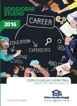 SOGGIORNI STUDIO 2016 - CORSI DI LINGUA E WORK TRIAL DURANTE TUTTO L'ANNO DAI 16 ANNI IN SU - Interstudio Viaggi