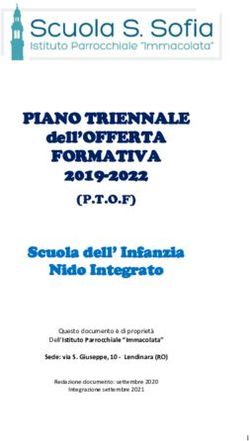 PIANO TRIENNALE dell'OFFERTA - FORMATIVA 2019-2022