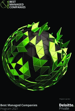 Best Managed Companies - Program 2021 Program sponsor - Deloitte