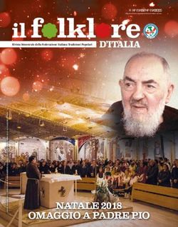 NATALE 2018 OMAGGIO A PADRE PIO - novembre/dicembre 2018 - Federazione Italiana ...